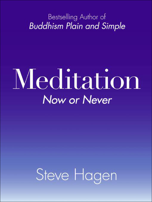 Title details for Meditation by Steve Hagen - Available